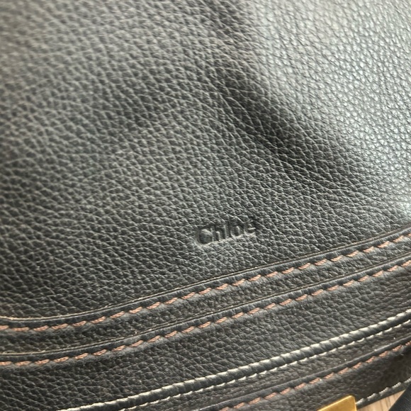 Chloé Marcie Leather Satchel - Black - Picture 4 of 14